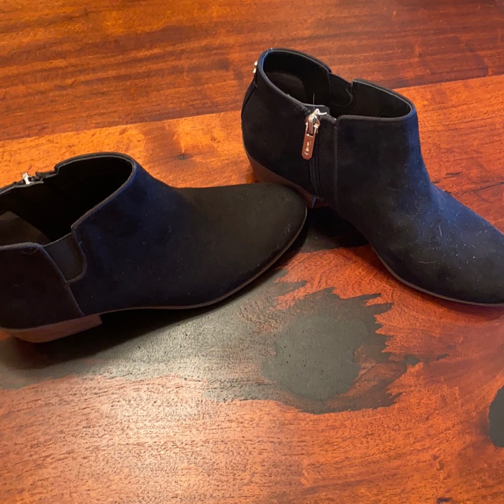 Circus black booties- never worn
